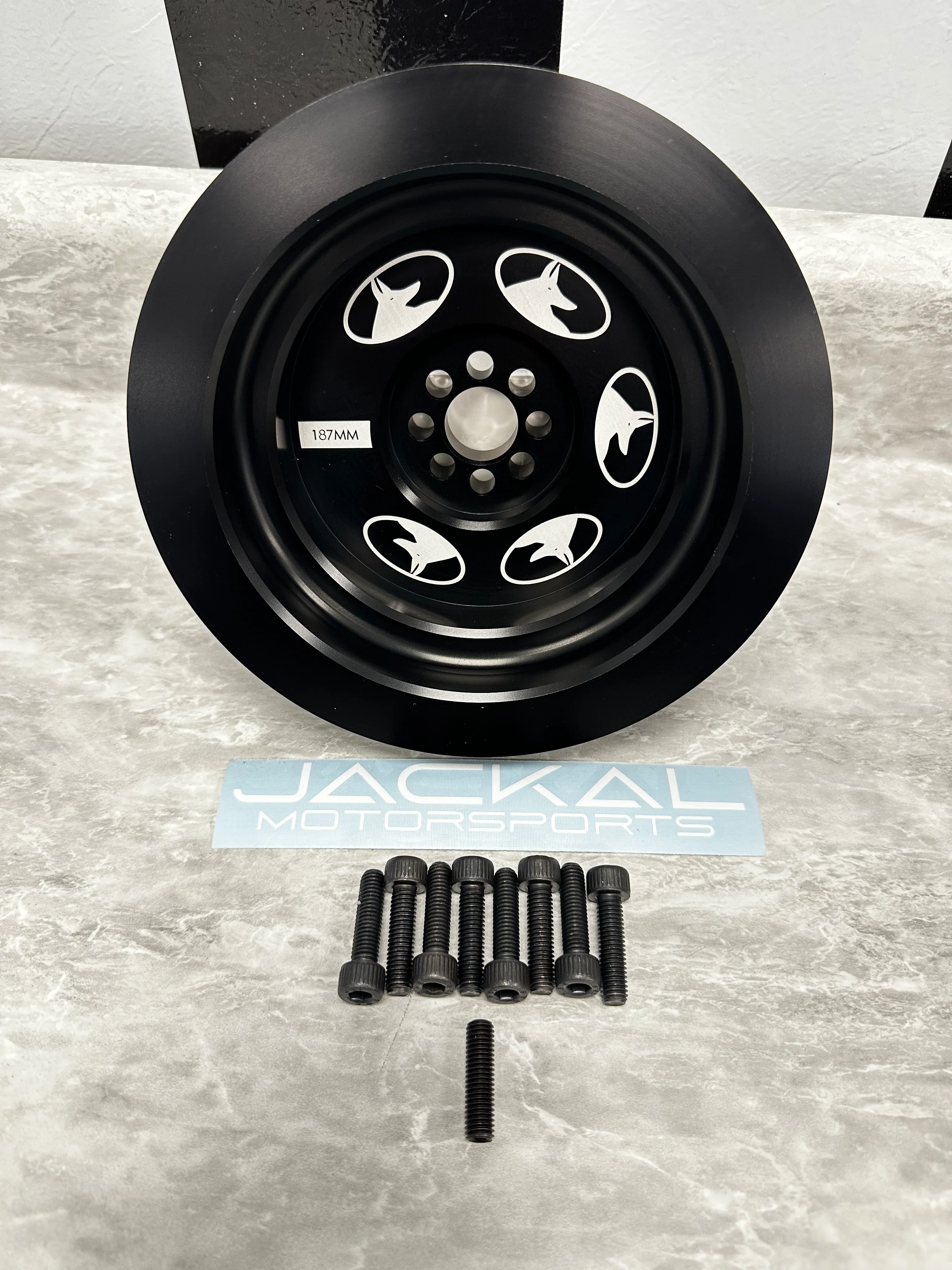 Jackal Motorsports 187mm Audi 3.0T Crank Pulley Upgrade